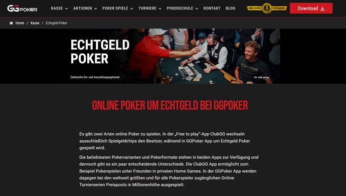 Vorteile für ambitionierte Pokerspieler