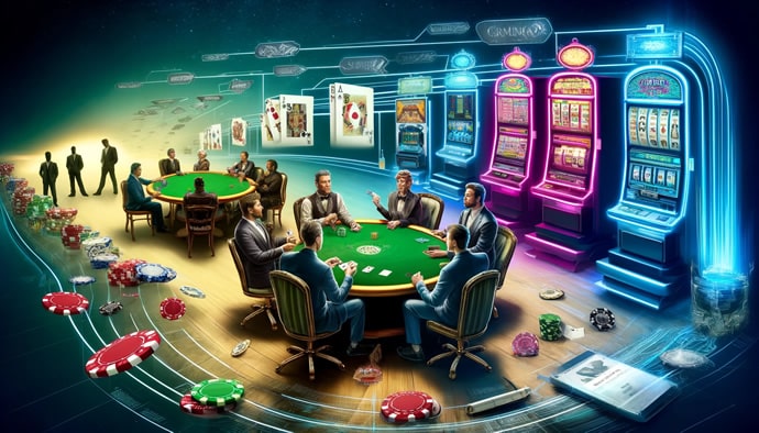 Die Evolution von Poker und Spielautomaten in der digitalen Ära