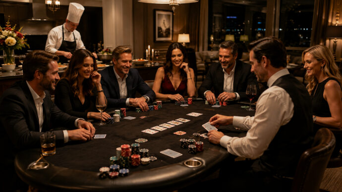 Ein Pokerabend mit besonderem Rahmen
