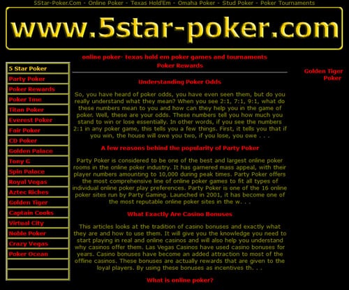 Kundensupport von 5 Star Poker