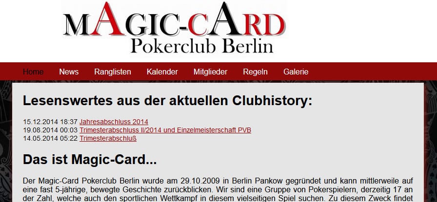 Magic Card Club in Berlin